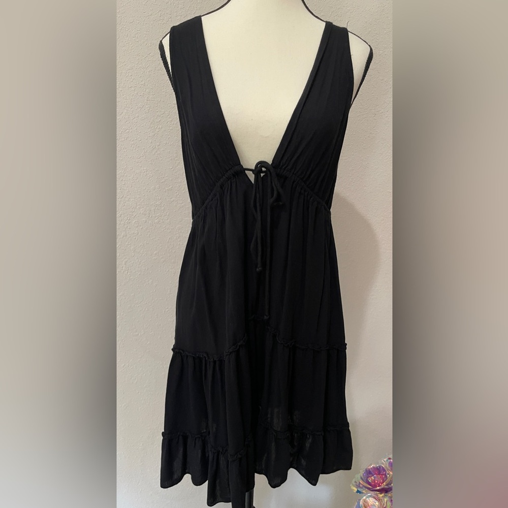 Raviya Black Coverup Dress Size Large